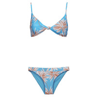 textil Mujer Bikini Roxy PT ROXY LOVE THE SURF KNOT SET Azul / Blanco / Rosa