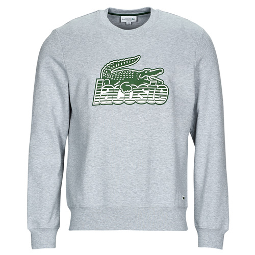 textil Hombre Sudaderas Lacoste SH5087 Gris / Verde