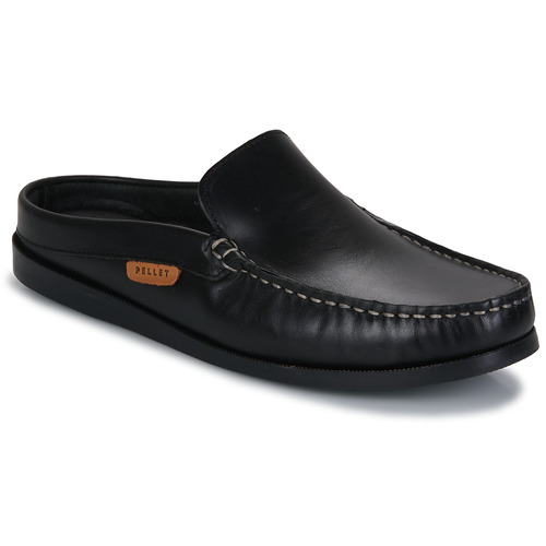 Zapatos Hombre Zuecos (Mules) Pellet MAXIME Vacuno / Pull / Up / Negro