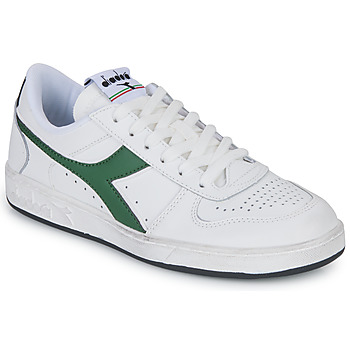 Zapatos Zapatillas bajas Diadora MAGIC BASKET LOW ICONA Blanco / Verde