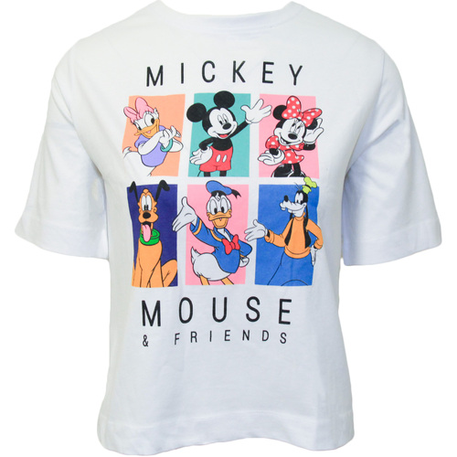 textil Mujer Camisetas manga larga Disney 90's Friends Blanco