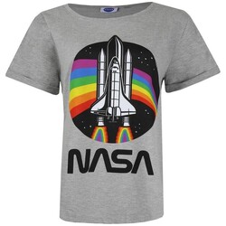 textil Mujer Camisetas manga larga Nasa TV470 Gris