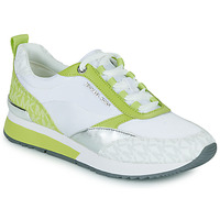 Zapatos Mujer Zapatillas bajas MICHAEL Michael Kors ALLIE STRIDE TRAINER Blanco / Verde