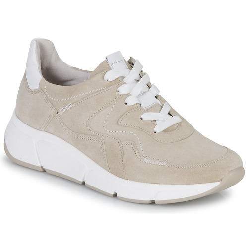 Zapatos Mujer Zapatillas bajas Gabor 2647542 Beige / Blanco