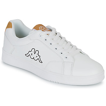 Zapatos Hombre Zapatillas bajas Kappa ADENIS Blanco / Marrón