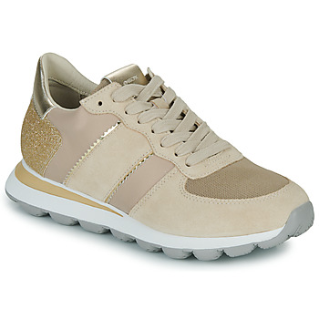 Zapatos Mujer Zapatillas bajas Geox D SPHERICA VSERIES Beige / Oro