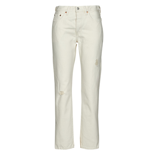 textil Mujer Vaqueros boyfriend Levi's 501® CROP Blanco