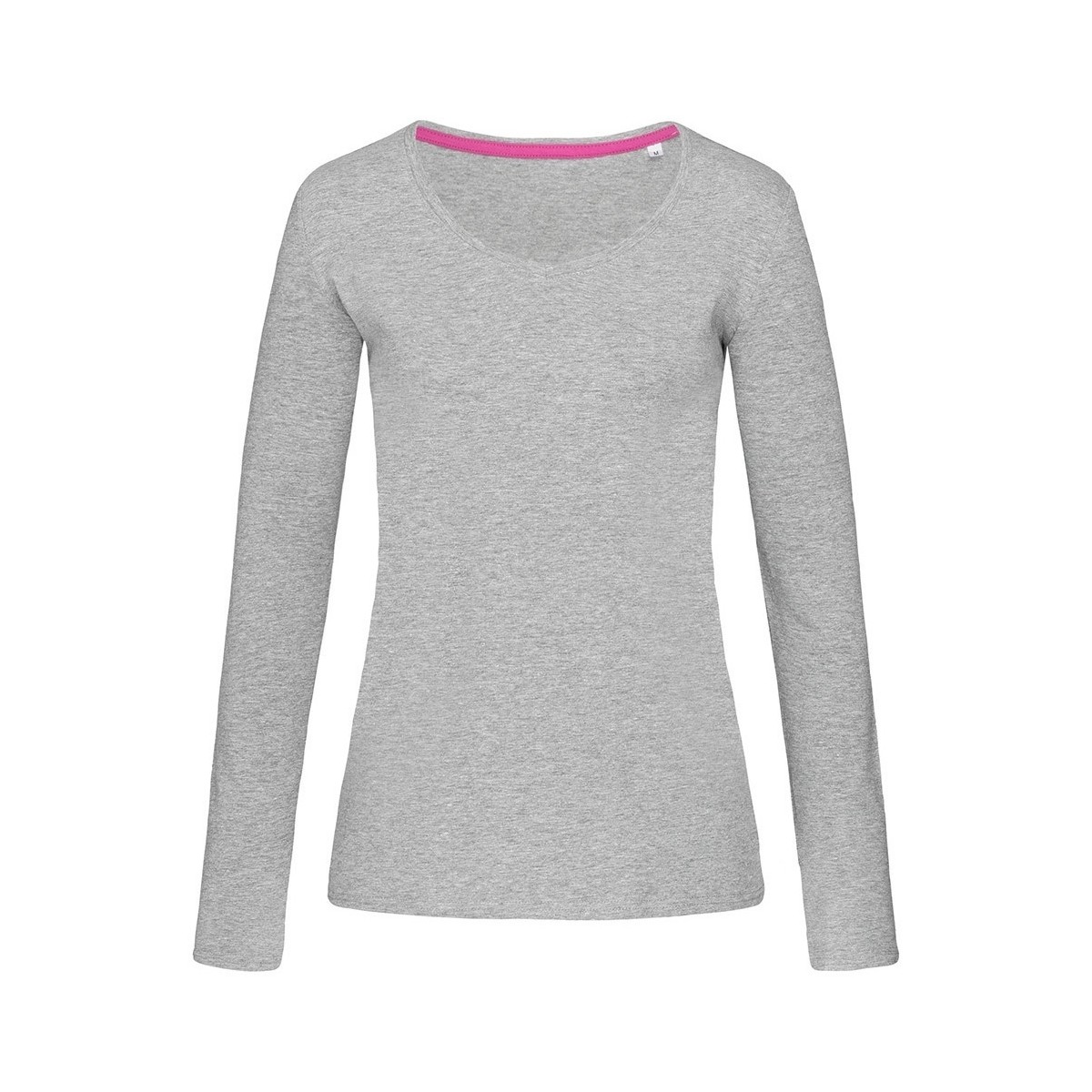 textil Mujer Camisetas manga larga Stedman Stars Claire Gris