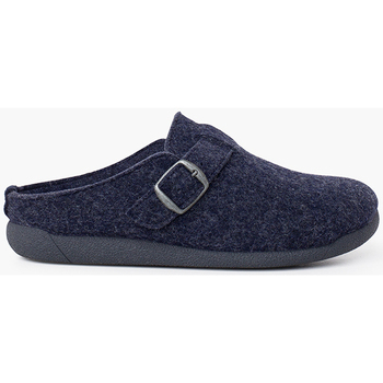 Zapatos Niña Pantuflas para bebé Pisamonas zuecos casa hebilla planta acolchada Azul