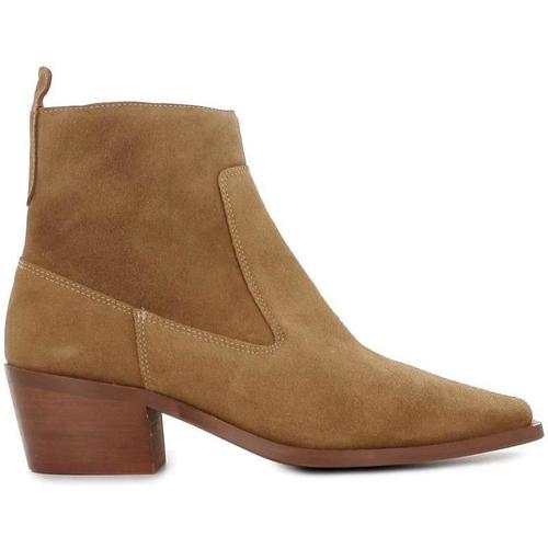 Zapatos Mujer Botines Bryan 5800 Beige