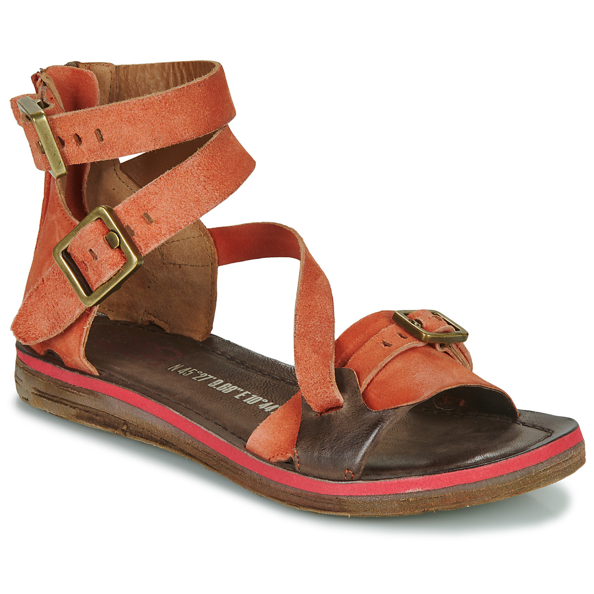 Zapatos Mujer Sandalias Airstep / A.S.98 BUSA STRAP Naranja