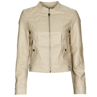 textil Mujer Chaquetas de cuero / Polipiel Vero Moda VMLOVE LAVINE SHORT COATED JACKET Beige