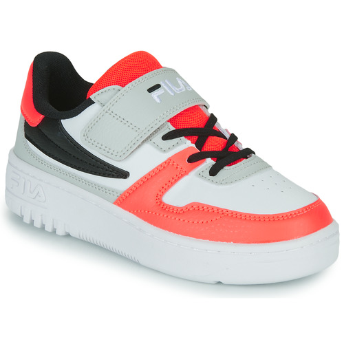 Fila FXVENTUNO velcro kids Blanco / Gris / Rojo / Negro