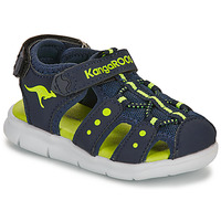 Zapatos Niño Sandalias de deporte Kangaroos K-Mini Marino / Amarillo