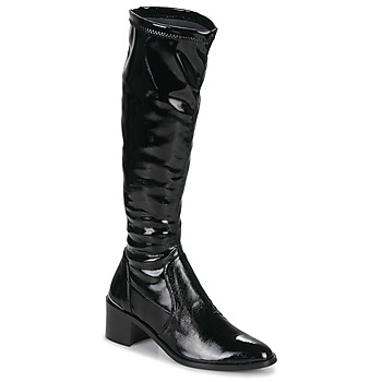 Zapatos Mujer Botas urbanas JB Martin LOTUS Toile / Barniz / Negro