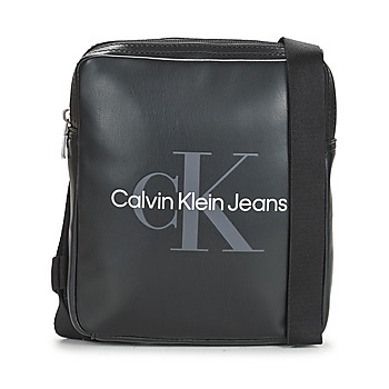 Bolsos Hombre Bolso pequeño / Cartera Calvin Klein Jeans MONOGRAM SOFT REPORTER18 Negro