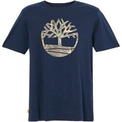 textil Niños Camisetas manga corta Timberland 208635 Blanco