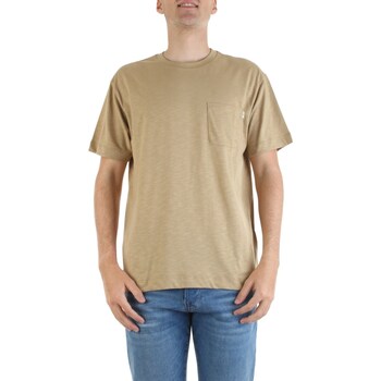 textil Hombre Camisetas manga corta Liu Jo M123P204FLAMEPOCKET Beige