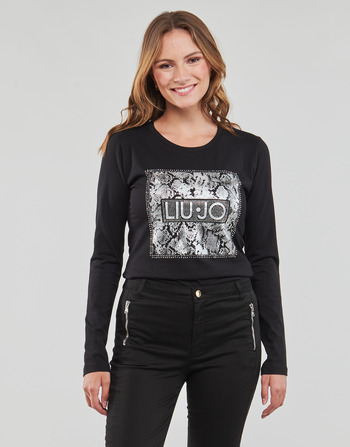 textil Mujer Camisetas manga larga Liu Jo MF3426 Negro