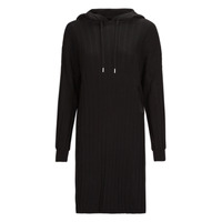 textil Mujer Vestidos cortos Only ONLTESSA CAREY L/S HOOD DRESS NCA KNT Negro