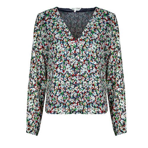 textil Mujer Tops / Blusas Only ONLDANIELLE FR L/S V-NECK LUREX TOP PTM Multicolor