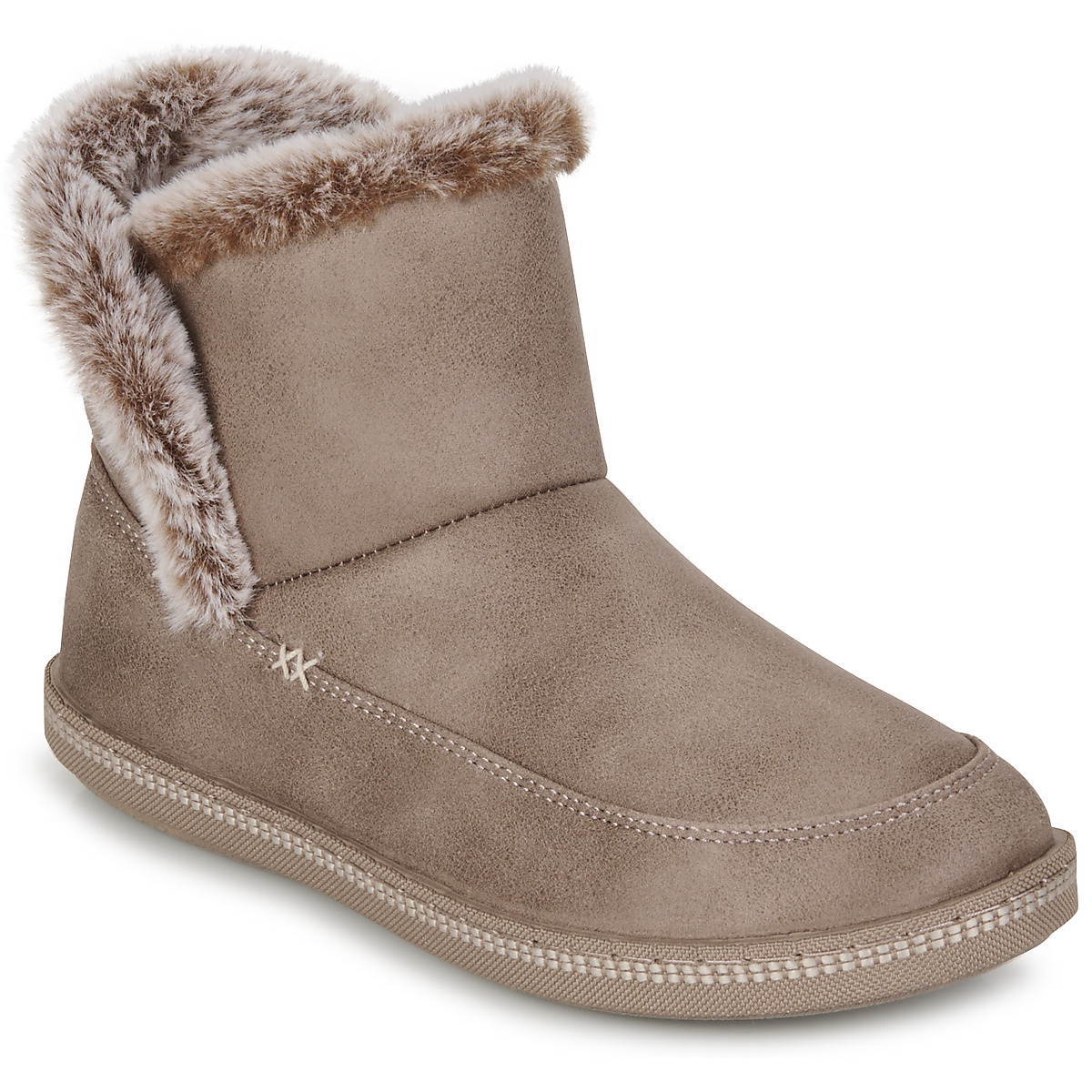 Zapatos Mujer Botas de caña baja Skechers COZY CAMPFIRE Marrón