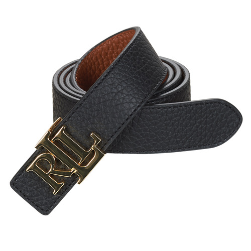 Accesorios textil Mujer Cinturones Lauren Ralph Lauren REV LRL 30 Negro / Reversible / Cognac