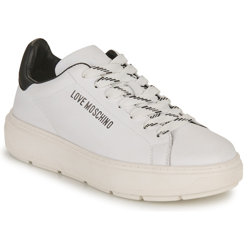 Zapatos Mujer Zapatillas bajas Love Moschino JA15374G0H Blanco / Negro