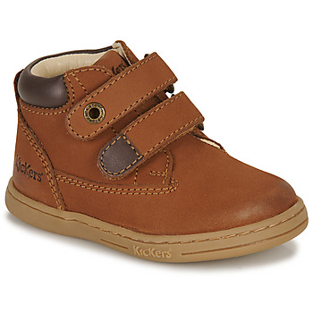 Zapatos Niño Botas de caña baja Kickers TACKEASY Marrón