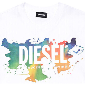 textil Niño Tops y Camisetas Diesel  Blanco