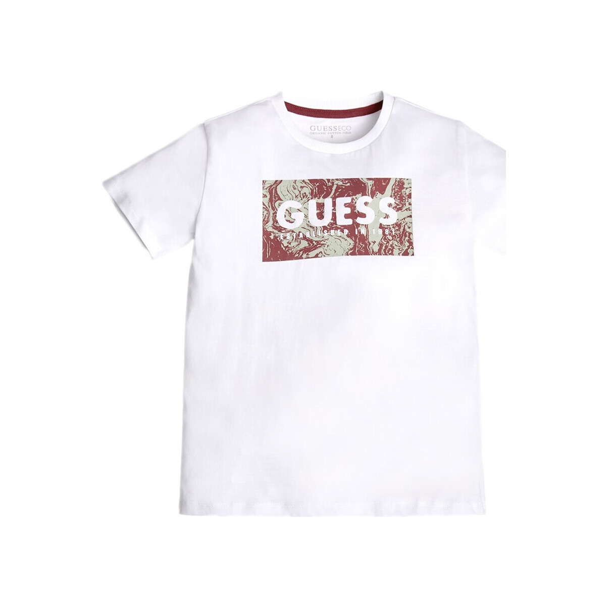 textil Niño Tops y Camisetas Guess  Blanco