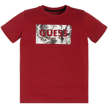 textil Niño Tops y Camisetas Guess  Rojo