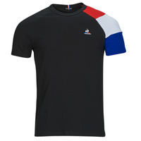 textil Hombre Camisetas manga corta Le Coq Sportif BAT TEE SS N°1 Negro / Rojo