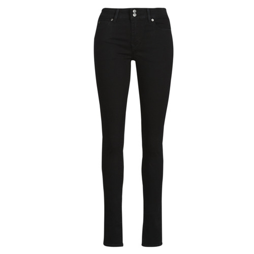 textil Mujer Vaqueros slim Levi's 711 DOUBLE BUTTON Negro