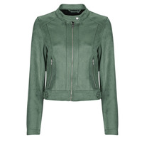 textil Mujer Chaquetas de cuero / Polipiel Vero Moda VMJOSE MARI SHORT FAUX SUEDE JACKET BOOS Verde