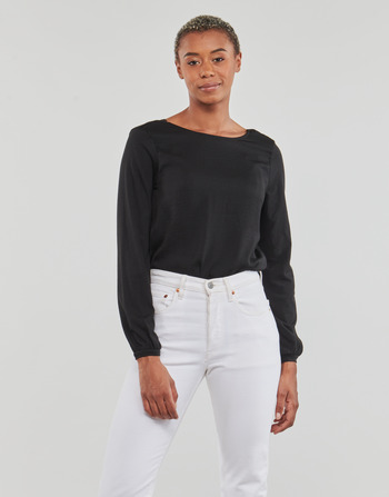 textil Mujer Tops / Blusas Only ONLLISA S/S MODAL O-NECK TOP JRS Negro