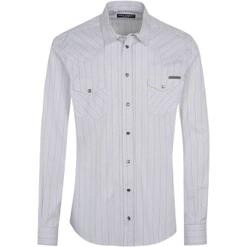 textil Hombre Camisas manga larga D&G G5DY3T FR5R1 Blanco