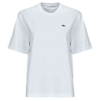 textil Mujer Camisetas manga corta Lacoste TF7215 Blanco