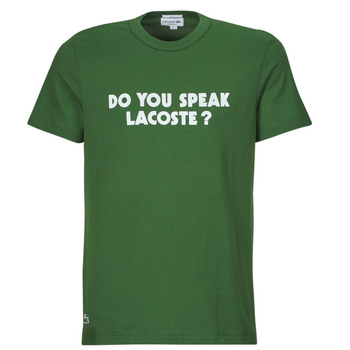 textil Hombre Camisetas manga corta Lacoste TH0134 Verde