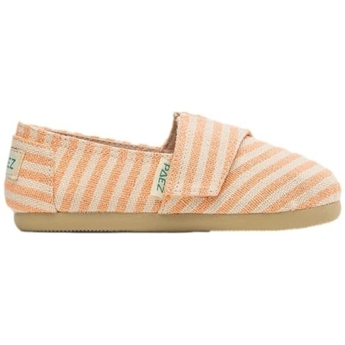 Zapatos Niños Alpargatas Paez Kids Gum Classic - Surfy Lurex Blush Naranja