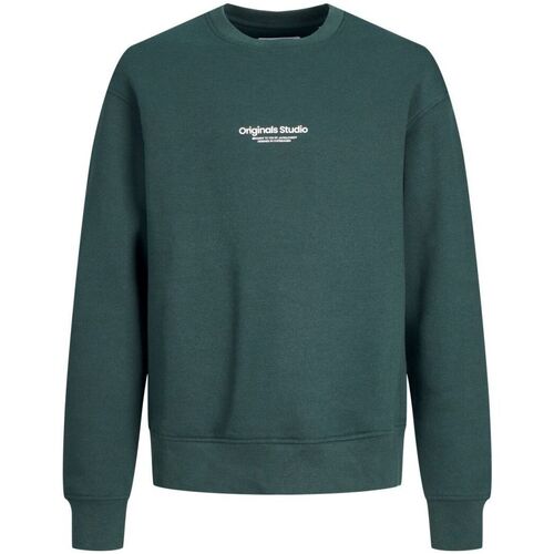 textil Hombre Sudaderas Jack & Jones 12242471 VESTERBRO-MAGICAL FORESR Verde