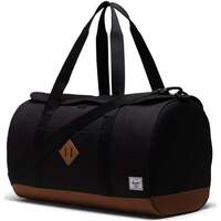 Bolsos Bolso de viaje Herschel Herschel Heritage Duffle Black/Saddle Brown Negro