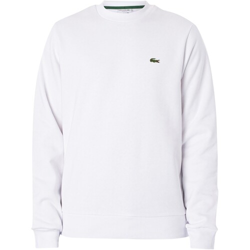 textil Hombre Sudaderas Lacoste Sudadera De Algodón Orgánico Cepillado Blanco