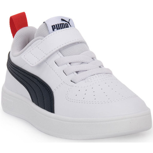 Zapatos Niño Deportivas Moda Puma 09 RICKIE AC PS Blanco