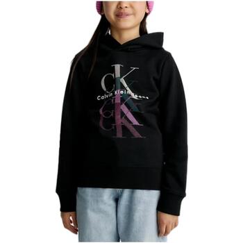 textil Niña Sudaderas Calvin Klein Jeans IG0IG02211 BEH Negro