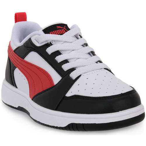 Zapatos Niño Deportivas Moda Puma 04 REBOUND V6 LOW Blanco