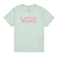 textil Niña Camisetas manga corta Vans FLYING V CREW GIRLS Verde / Rosa