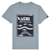 textil Niño Camisetas manga corta Vans PRINT BOX 2.0 SS Azul