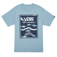 textil Niño Camisetas manga corta Vans PRINT BOX 2.0 Azul