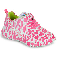 Zapatos Niña Zapatillas bajas Agatha Ruiz de la Prada DEPORTIVO CORAZONES Blanco / Rosa